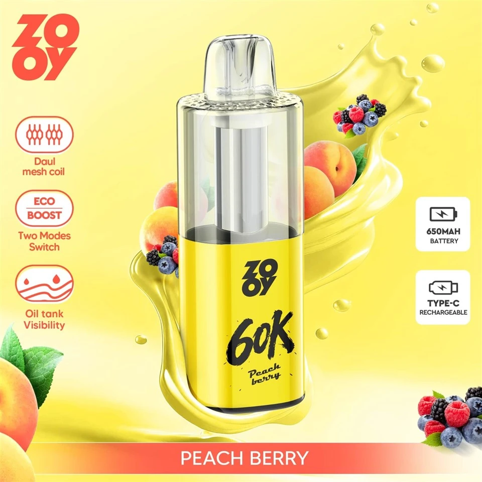 2026 Zooy 60000 Puff EU Wholesale Vape Disposable Vapedisposable E Cigarette Vape Rechargeable Vape price